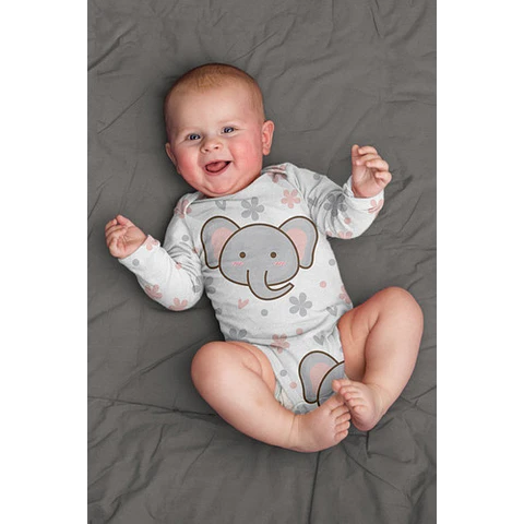 Mockup Para Bodys Bebe Sublimación Diseños