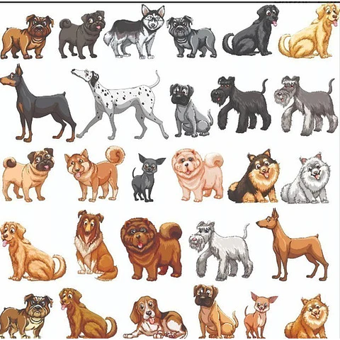 Plantillas Sublimación Tazas - Mascotas Perros