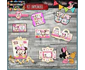 Kit Imprimible Candy Bar Minnie Bebe M2 El Mas Completo