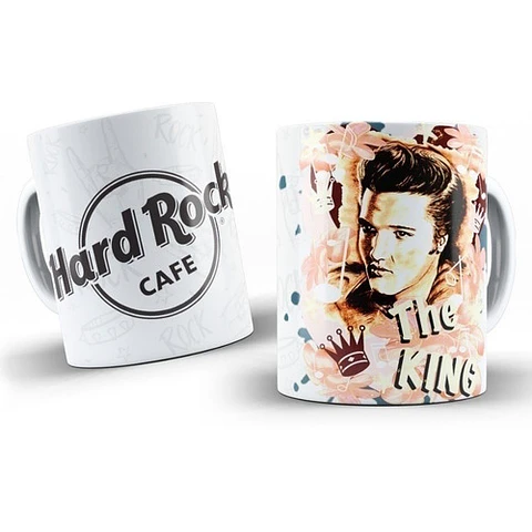 Kit Diseños Plantillas Tazas Hard Rock Sublimación Colección