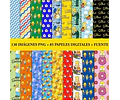 Kit Digital Los Simpson Clipart Png + Papeles Digitales