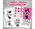 Libro Para Pintar Editable Imprimible De Minnie