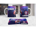 Kit Diseños Plantillas Tazas Capitán América Sublimación 