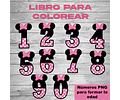 Libro Para Pintar Editable Imprimible De Minnie