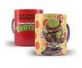 Kit Diseños Plantillas Tazas Tortugas Ninjas Sublimación 