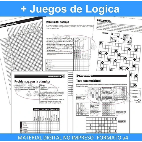 Kit Imprimible Sopa Letras Crucigramas Sudoku Autodefinidos
