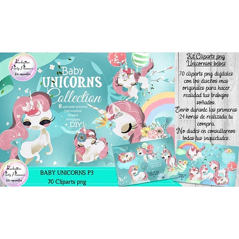 Cliparts Imagenes Png Unicornios Bebes P3
