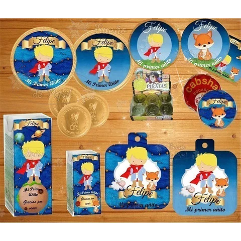 Kit Imprimible El Principito Candy Golosinas Invitaciones