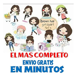 Pack Imagenes Joven Adolecente Cabello Marron S3 + Regalo A1