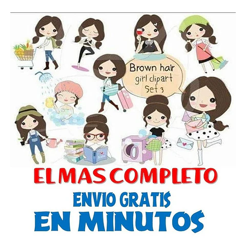 Pack Imagenes Joven Adolecente Cabello Marron S3 + Regalo A1