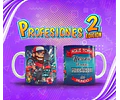 Profesiones Aquí Toma El Mejor Sublimacion Tazas Pack 2