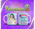 Profesiones Aquí Toma El Mejor Sublimacion Tazas Pack 2
