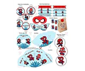 Kit Imprimible Hombre Araña Mini Spiderman Editable
