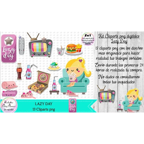 Cliparts Imagenes Lazy Day Día De Fiaca