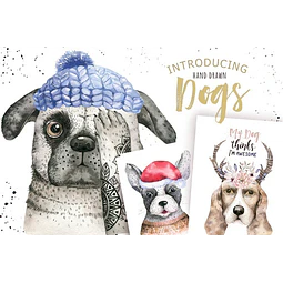Cliparts Png Perros Invierno Acuarela Watercolor Pa14