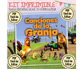 Kit Imprimible Canciones La Granja Zenon Editable + Regalos