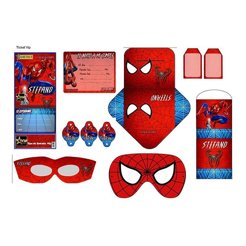 Kit Imprimible Candy Bar Hombre Araña El Mas Completo