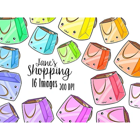 Cliparts Imagenes Png Bolsas Shopping Colores Pasteles Jk60