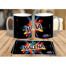 Pack #1 Plantillas Sublimación Tazas - Golosinas / Psd