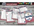 Kit Juegos Baby Shower Marinerito + Loteria + Regalo