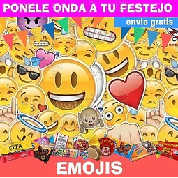 Kit Imprimible Emojis Emoticones Editable