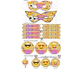 Kit Imprimible Emojis Emoticones Editable