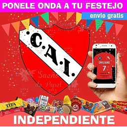 Kit Imprimible Independiente Futbol Editable