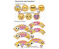 Kit Imprimible Emojis Emoticones Editable