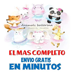 Pack Imagenes Tiernas Animalitas Bailarinas + Regalo A1
