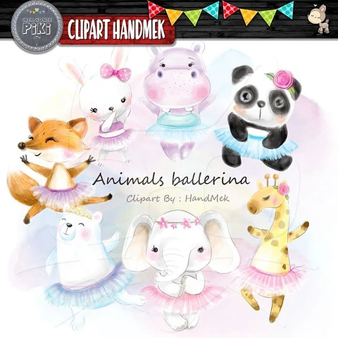 Pack Imagenes Tiernas Animalitas Bailarinas + Regalo A1