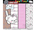 Pack Imágenes Hd Clipart Tierna Gata Gatita Blanca Caperuza