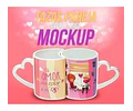 20 Plantillas Tazas - Día Del Amor Vectores/eps