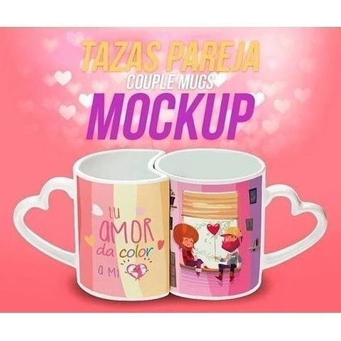 20 Plantillas Tazas - Día Del Amor Vectores/eps