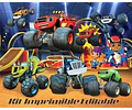 Kit Imprimible Blaze And The Monster Machine Editable