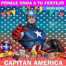 Kit Imprimible Capitan America Editable