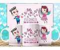 20 Plantillas Tazas - Día Del Amor Vectores/eps