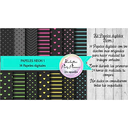 Papeles Fondos Digitales Fiesta Neon 1