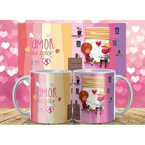 20 Plantillas Tazas - Día Del Amor Vectores/eps
