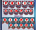 Kit Imprimible Capitan America Editable