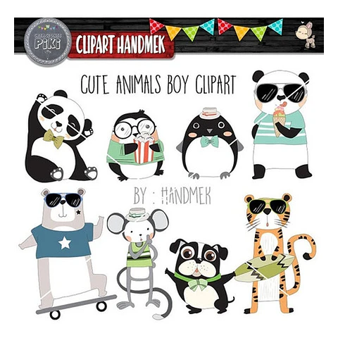 Pack Imagenes Tiernos Animalitos Animalito Varon + Regalo A1