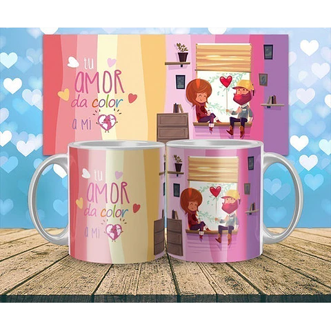 20 Plantillas Tazas - Día Del Amor Vectores/eps