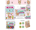 Kit Imprimible Llamas Y Cactus Mod 2 Llamita Editable