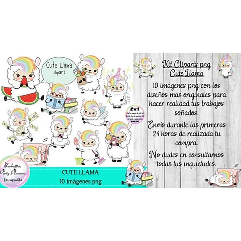 Cliparts Imagenes Png Cute Llama