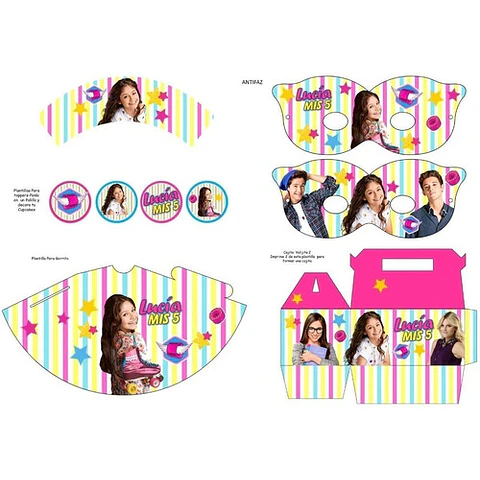 Kit Imprimible Candy Bar Soy Luna El Mas Completo