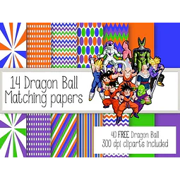 Papeles Fondos Digitales Y Cliparts Dragon Ball Z 