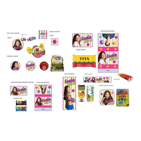 Kit Imprimible Candy Bar Soy Luna El Mas Completo