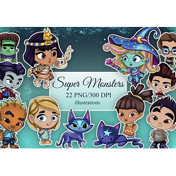 Cliparts Imagenes Png Super Monsters