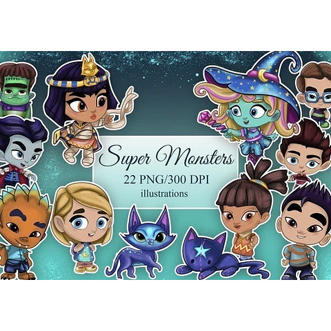 Cliparts Imagenes Png Super Monsters