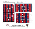 Kit Imprimible San Lorenzo Futbol Editable