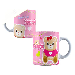 Diseños Plantillas Tazas Baby Shower Editable Sublimación M1